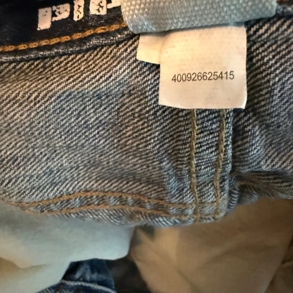 Urban Pipeline Loose Straight Jeans Men's 29x30 Blue‎ Denim Distressed
